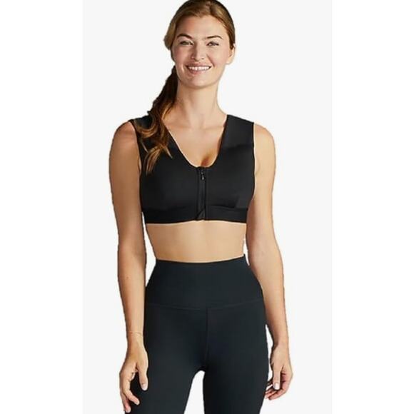 NWT Women's Tommie Copper Sports Bra with Front Zip Sz M - Picture 3 of 12